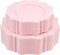 Disposable Pink Party Plastic Plates Set, 60 Pack (30 Guest) Dinner & Salad/Dessert Plate(Pink)